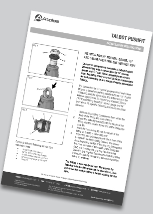 Talbot Pushfit Conversion Instruction Manual