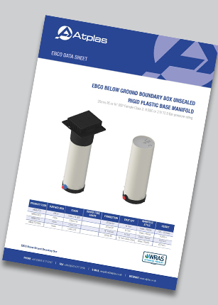 EBCO Unsealed rigid plastic base manifold