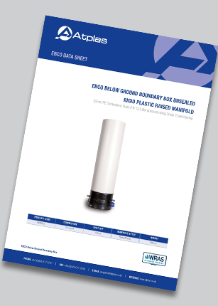 EBCO Unsealed Rigid Raised Plastic Boundary Box
