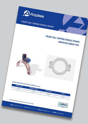 Talbot Self Tapping Ferrule Straps Asbestos Cement