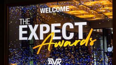 Expect awards screen