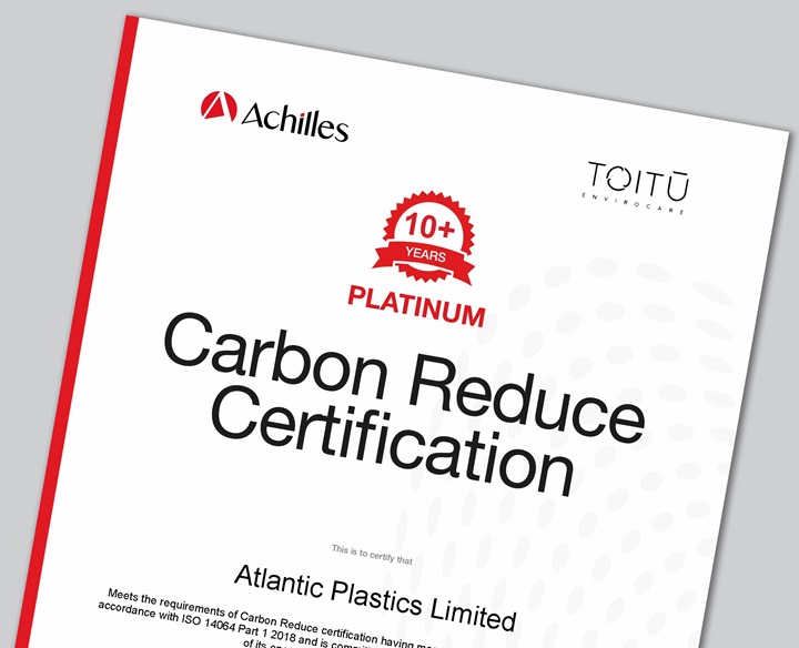 Achilles Carbon Reduce Certificate