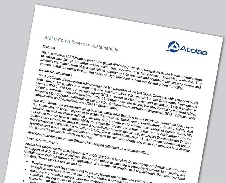 Atplas Sustainability Statement